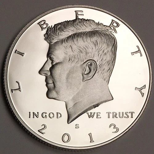 2013-S Silver Proof Kennedy Half Dollar - 90% Silver - (PR) KM#A202c - HD13SS
