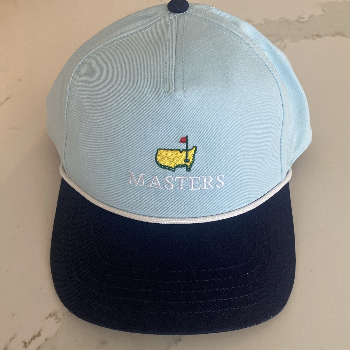 2026 Masters Light Blue with White Rope Golf Hat Augusta National