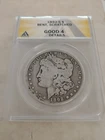 1892-S Morgan Silver Dollar ANACS Condition Good 4 Details Key Date Low Mintage