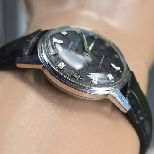 Vintage BULOVA Herren Automatik Uhr 10BZAC 23Jewels Black Linen Dial USA 1961 - Bild 12 von 24