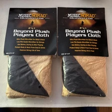 2 Brand New MusicNomad 2 'n 1 Beyond Plush Players Cloth (MN241)
