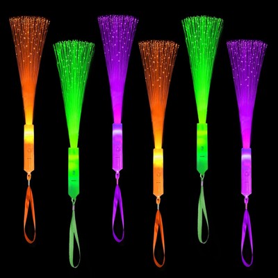 Halloween Glow Sticks Toys Gifts for Kids-6 Pack, Light Orange, Purple, Green 