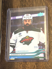2025-26 Upper Deck Series 2 Zach Bogosian #335 Deluxe Parallel 208/250 Minnesota