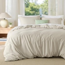 Duvet Cover King Size - Soft King 104" x 90" 03 - Linen No Comforter 