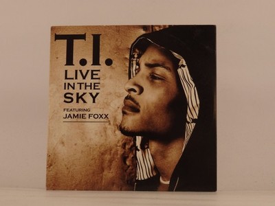 T.I FT JAMIE FOXX LIVE IN THE SKY  (L37) 2 Track Promo CD Single including Card 