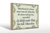 Holzschild Spruch 20X30 Cm Mehr Platz FüR Tolle Menschen Deko Schild