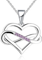 Halskette Unendliches Herz Silber 925 Mit Zirkonia Schmuck FüR Damen Frauen