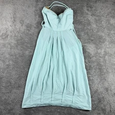 Lululemon Flow And Go Tank Top Womens 8 Turquoise Orange Open Strappy Back