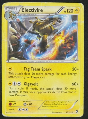 Electivire (30/111) XY - Furious Fists - HP
