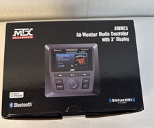 MTX AWMC3 Marine Receiver w/ Bluetooth AM/FM/WB/SiriusXM 4 Boat/RZR/ATV/UTV/Cart