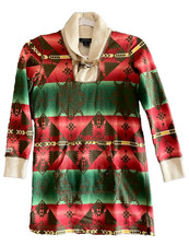 Polo Ralph Lauren Girls Medium Sweater Southwestern Tunic Pocket Dress