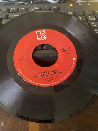 Carly Simon - You Belong To Me (7" Single) - Picture 2 of 4