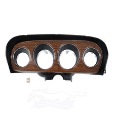 69 Mustang Deluxe Interior Woodgrain Instrument Cluster Bezel - C9zz-10838--c