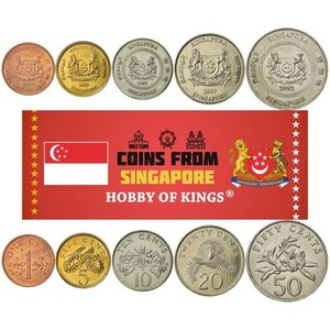 4925【シンガポール】20セント　硬貨　　古銭　300枚セット Singapore 20 Cents | eBay