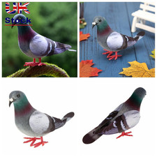 Decoration Simulation Grey Pigeon Artificial Birds Dove Model Imitation Animal
