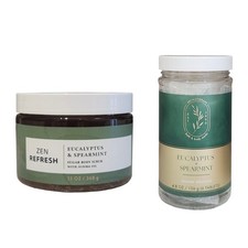 Bath Body Works EUCALYPTUS SPEARMINT SHOWER STEAMERS 6 Count Sugar Scrub