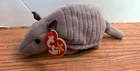 TY Beanie Baby Tank Armadillo Style 4031 Plush Stuffed Animal Vintage NWT