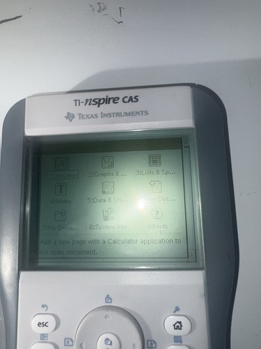 Texas Instruments TI Nspire CAS Graphing Calculator With Cover Tested - Picture 4 of 6