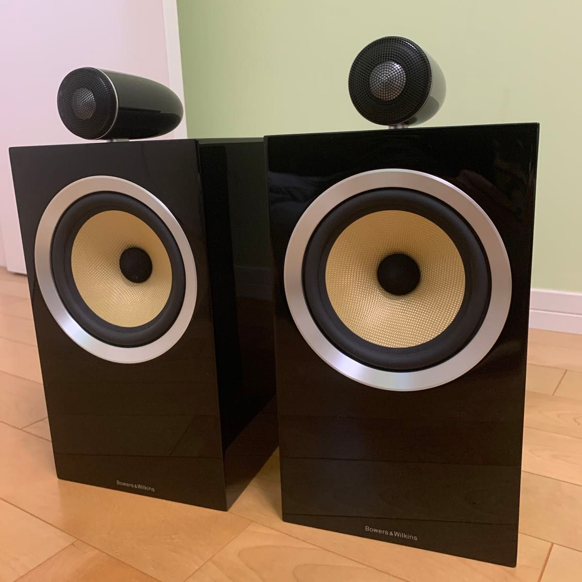 B&W CM6 S2 Speaker Pair Piano Black Operation confirmed From Japan