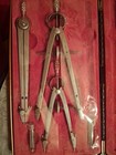 Vintage Rare Vemco Compass Set Case Pre-owned Drafting Drawing Engineering Tools — photo 1