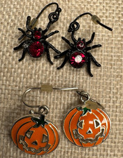 Halloween Dangle Earrings Mixed Lot 4-Piece S...