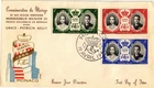 Dr Jim Stamps Monaco 1956 Royal Wedding 3V Ser First Day Cover
