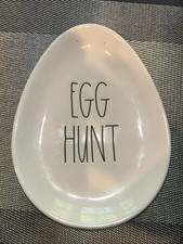 Rae Dunn Easter Dish Plate Bowl Egg Hunt Candy Snack Table Decor Pastel Blue