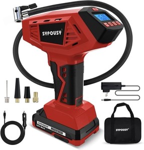 Upgraded Tire Inflator Portable Air Compressor, 160PSI Cordless Air Pump with 20