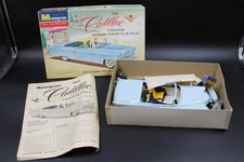 1955 Cadillac Convertible Monogram Four Star Plastikit Original Model Kit