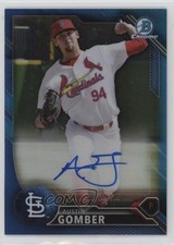 2016 Bowman Chrome Prospects Blue Refractor /150 Austin Gomber #BCAP-AG Auto 2f0