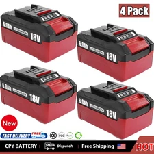 4-Pack 18V 6.0Ah Battery Packs Compatible with Einhell Tools X-Change 4511396