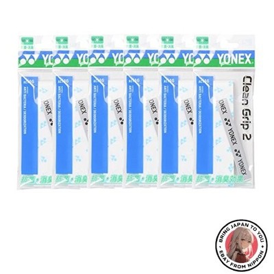 Neu YONEX Clean Grip 2 Griffband 6er Set weiß x Sky Snubbull AC146-175-6SET