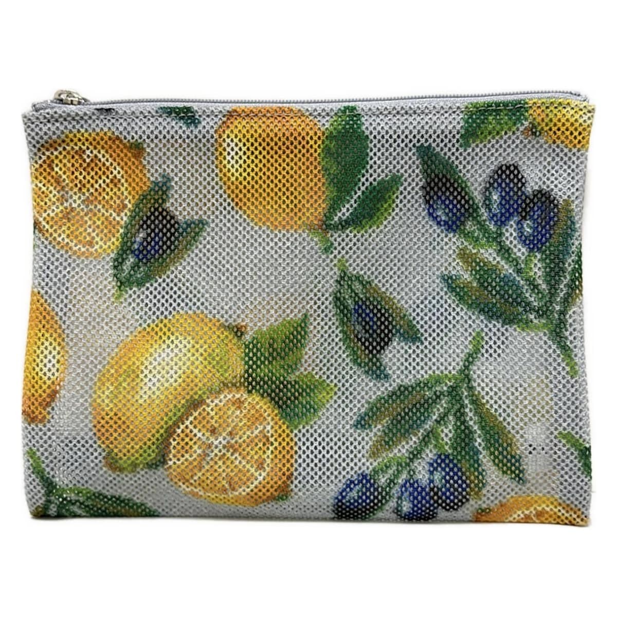 FEILER - Light gray Yellow Multi Polyester Pouch - image 1
