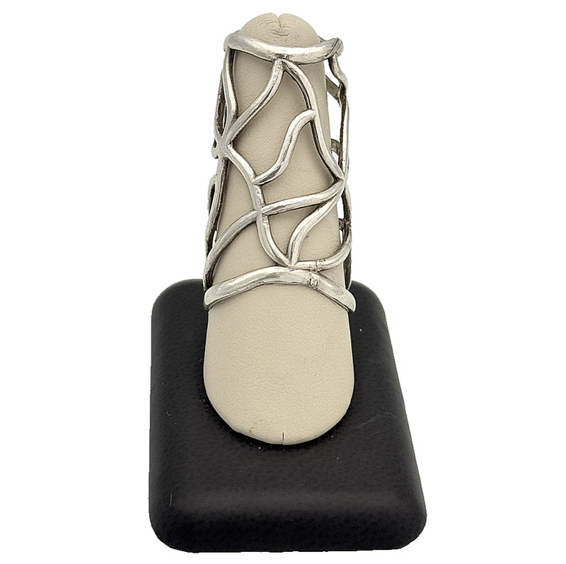 925 Sterling Silver Full Finger Adjustable Ring