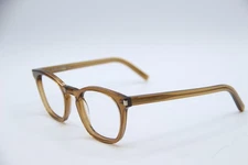 SAINT LAURENT PARIS SL 23 005 CLEAR BROWN AUTHENTIC FRAMES EYEGLASSES 49-23
