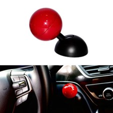 Car Start Button Engine Start Stop One-click Cover Rocker Ball Accessories Red