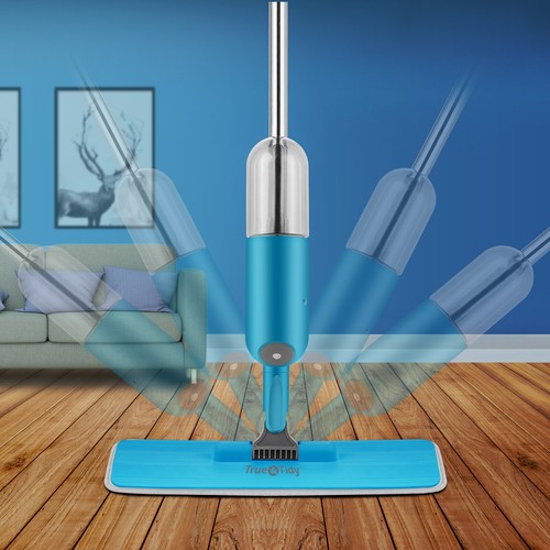 Fregona en spray True & Tidy SPRAY-250 con botella recargable - Imagen 30 de 37