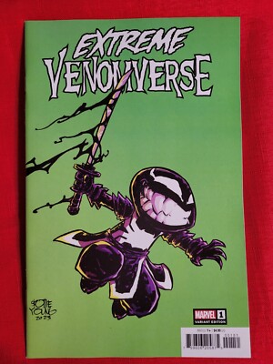 Extreme Venomverse #1- CVR E Skottie Young Variant, 2023, VF/NM!