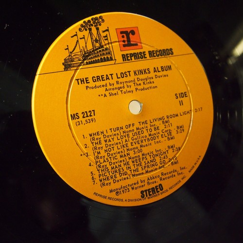 The Great Lost Kinks Album 1973 LP VINYL ALBUM WITH INSERT - Picture 5 of 5