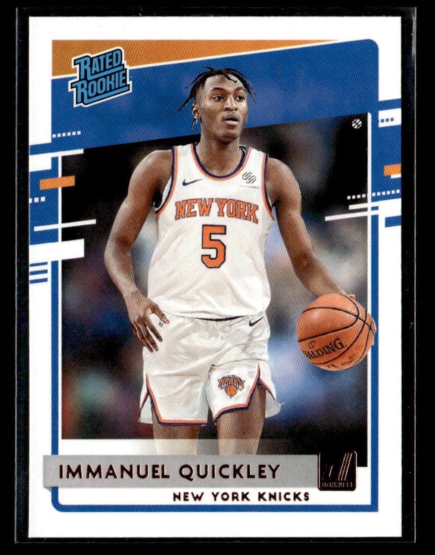 Immanuel Quickley 2020-21 Donruss #213 Rated Rookie New York Knicks