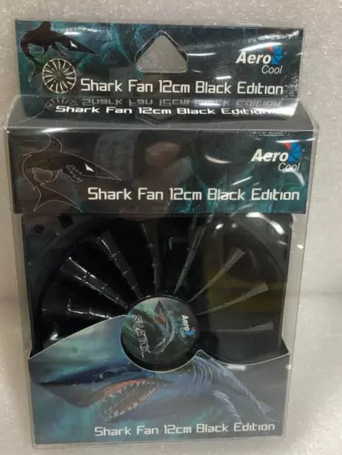 Aero Cool shark fan 12cm black edition (Qty.1)