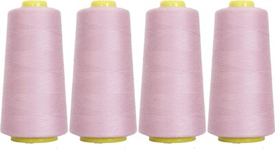 4 BIG CONES VIOLET SERGER SEWING THREAD 2750 YD TEX 27 40S/2-THREADART