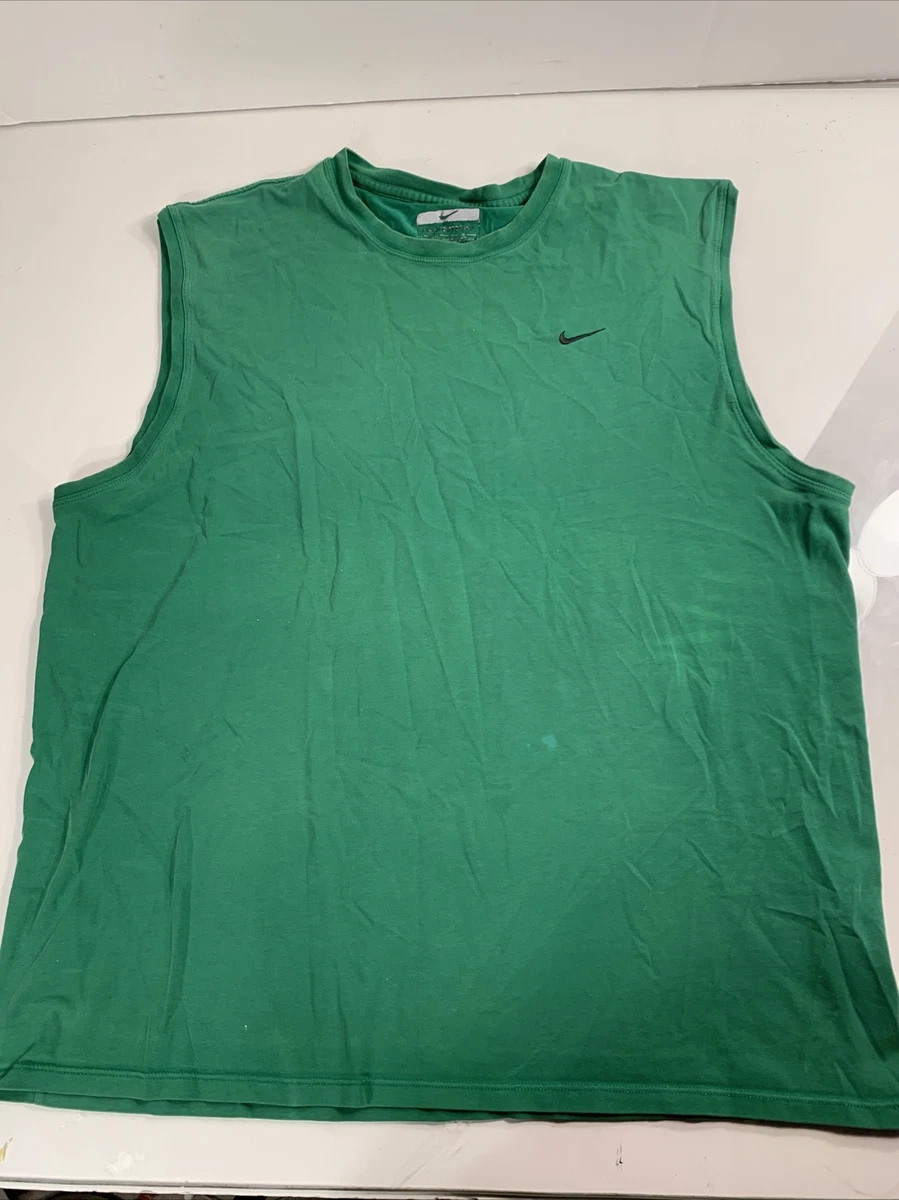 Green nike hot sale tank top