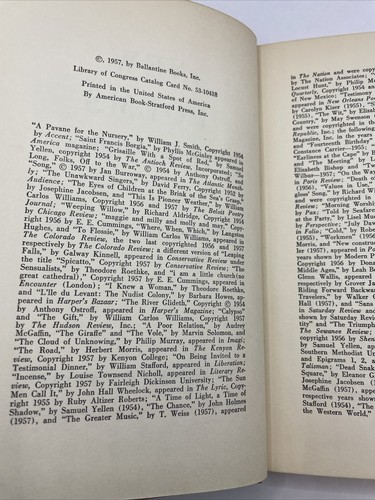 NEW POEMS BY AMERICAN POETS #2 - 1st Edition - Edited by Humphries 1957 L2,7 - Picture 15 of 23