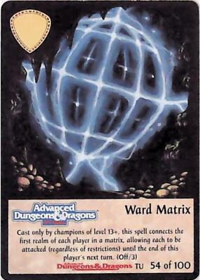 Ward Matrix Spellfire CCG Ward Matrix - Underdark 54/100 | eBay