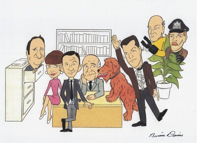 GET SMART CARICATURE ART PRINT 8.5'' X 11''  HAND SIGNED BY BRIAN DAVIS