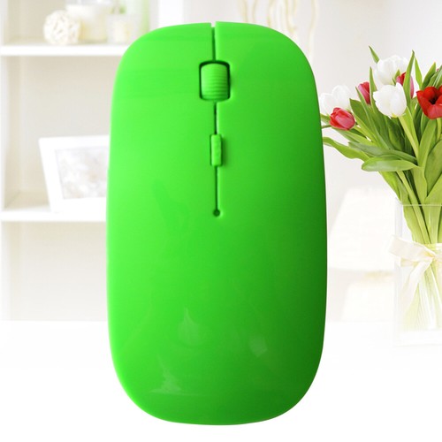 2pcs Ultra Thin Slim Mini 2.4GHz 1200 DPI USB Wireless Optical Mouse Mice - Picture 2 of 12