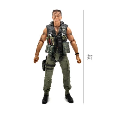 NECA Ultimate Commando John Matrix Schwarzenegger 18cm Action