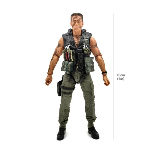 NECA Ultimate Commando John Matrix Arnold Schwarzenegger 18cm Actionfigur Modell - Bild 5 von 19
