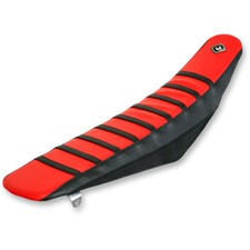 Flu Designs Pro Rib Seat Cover (Black / Red) 15500